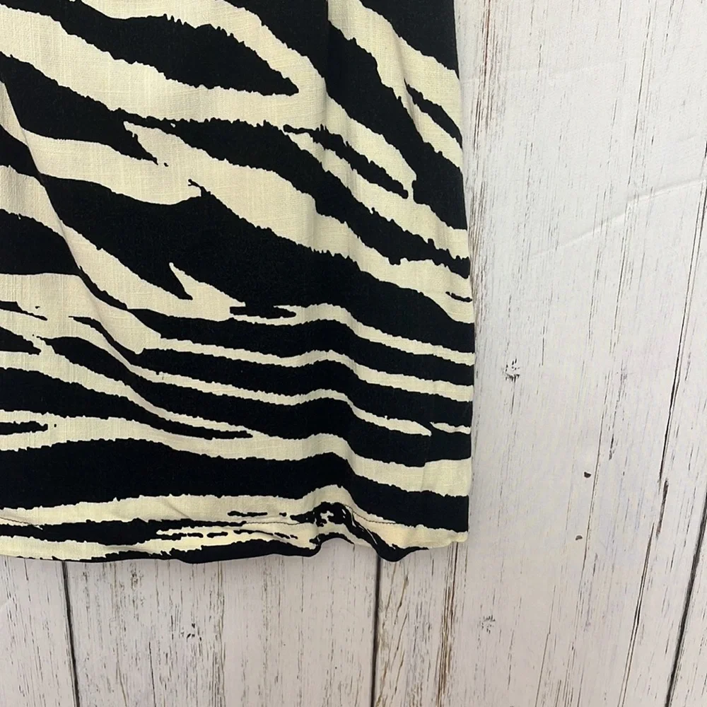 Free People Zebra Ruffle Mini Skirt - Picture 11 of 13
